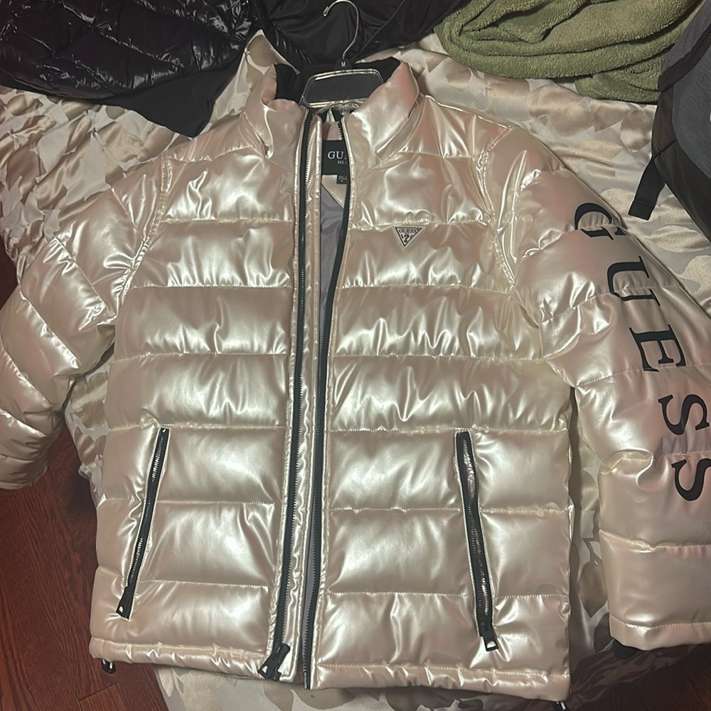 New White/Creamy Guess Jacket